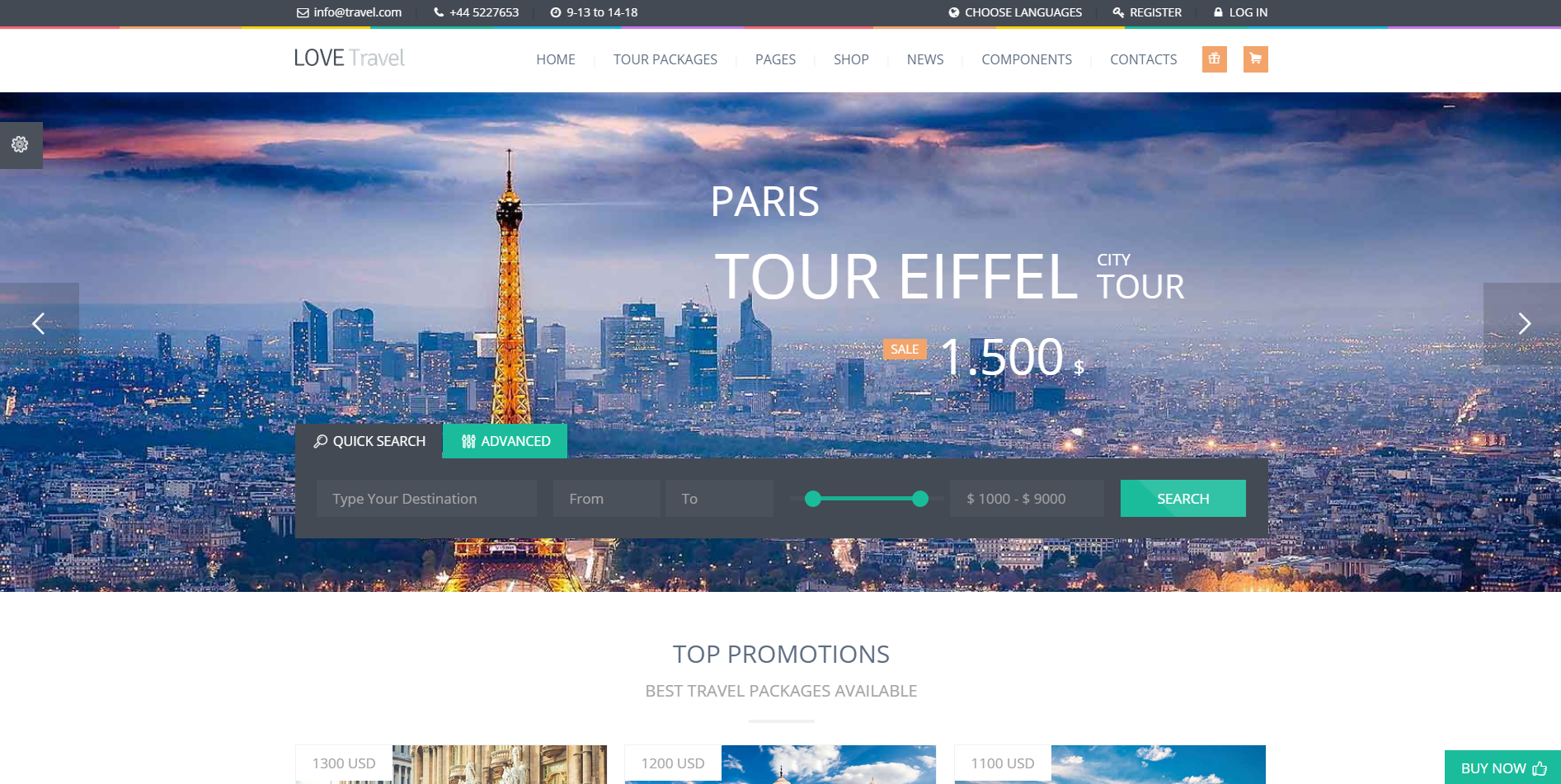 Best Travel Agency WordPress Themes for Tourism